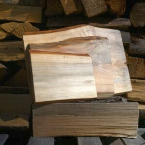live edge charcuterie board set | walnut