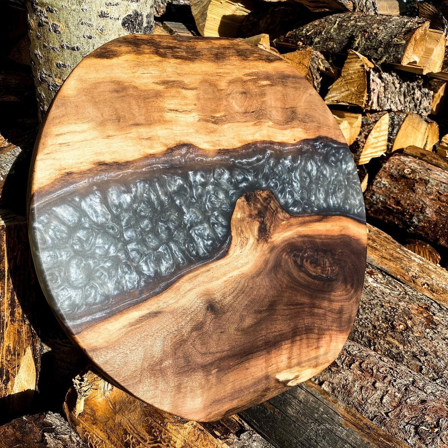 Unique Wood Cutting Boards & Furniture Made for your Home round river silver